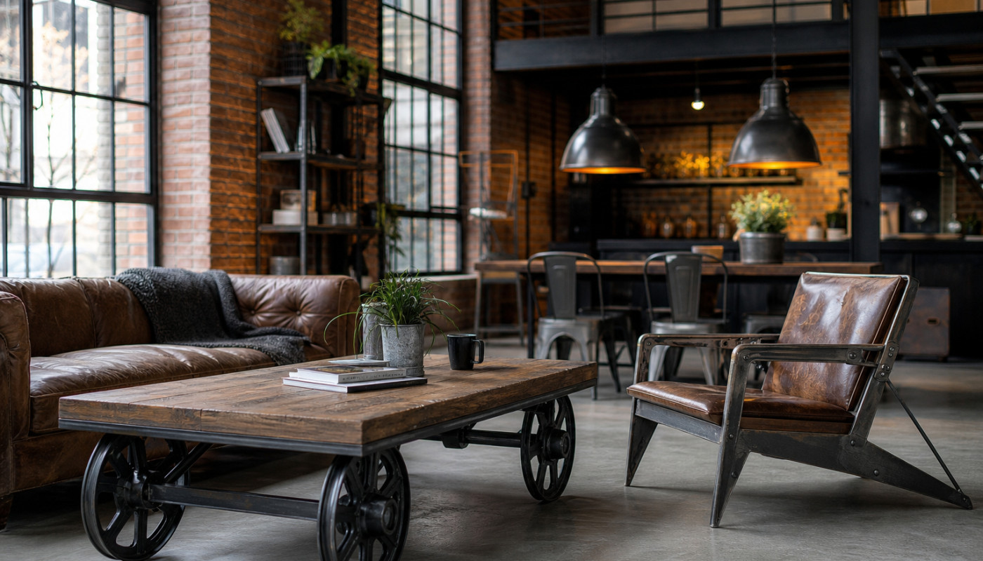 Comment le mobilier industriel peut révolutionner votre espace intérieur ?